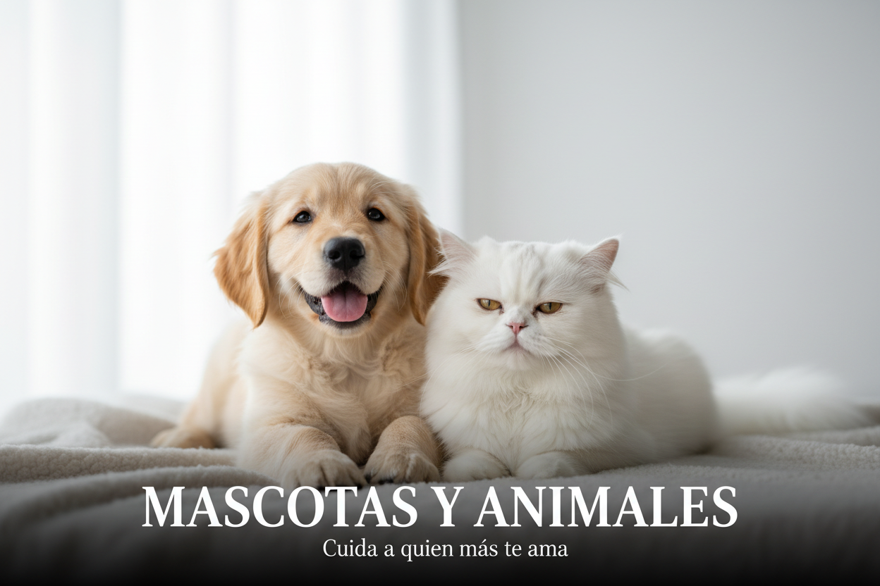 Guías digitales para consentir, alimentar y cuidar a tus mascotas con amor