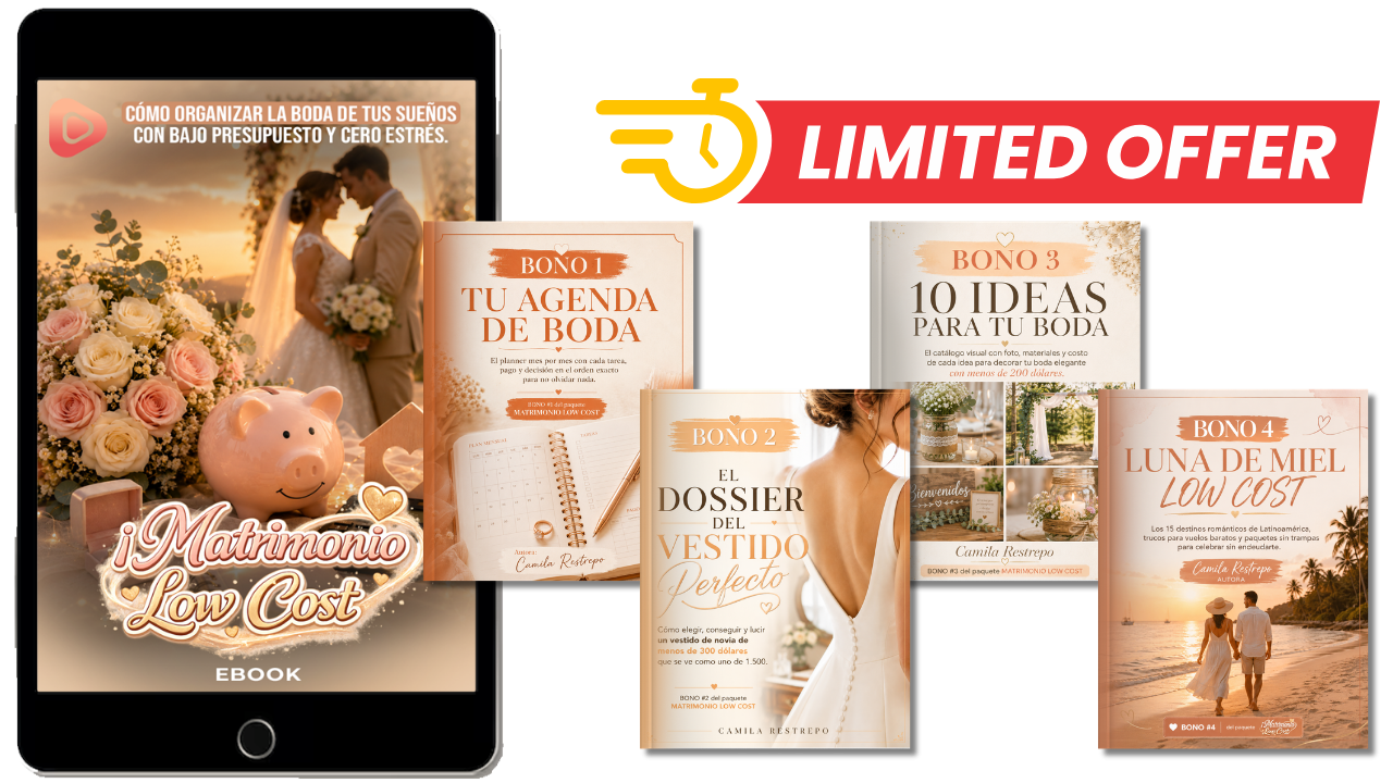 MATRIMONIO LOW COST (costo bajo)