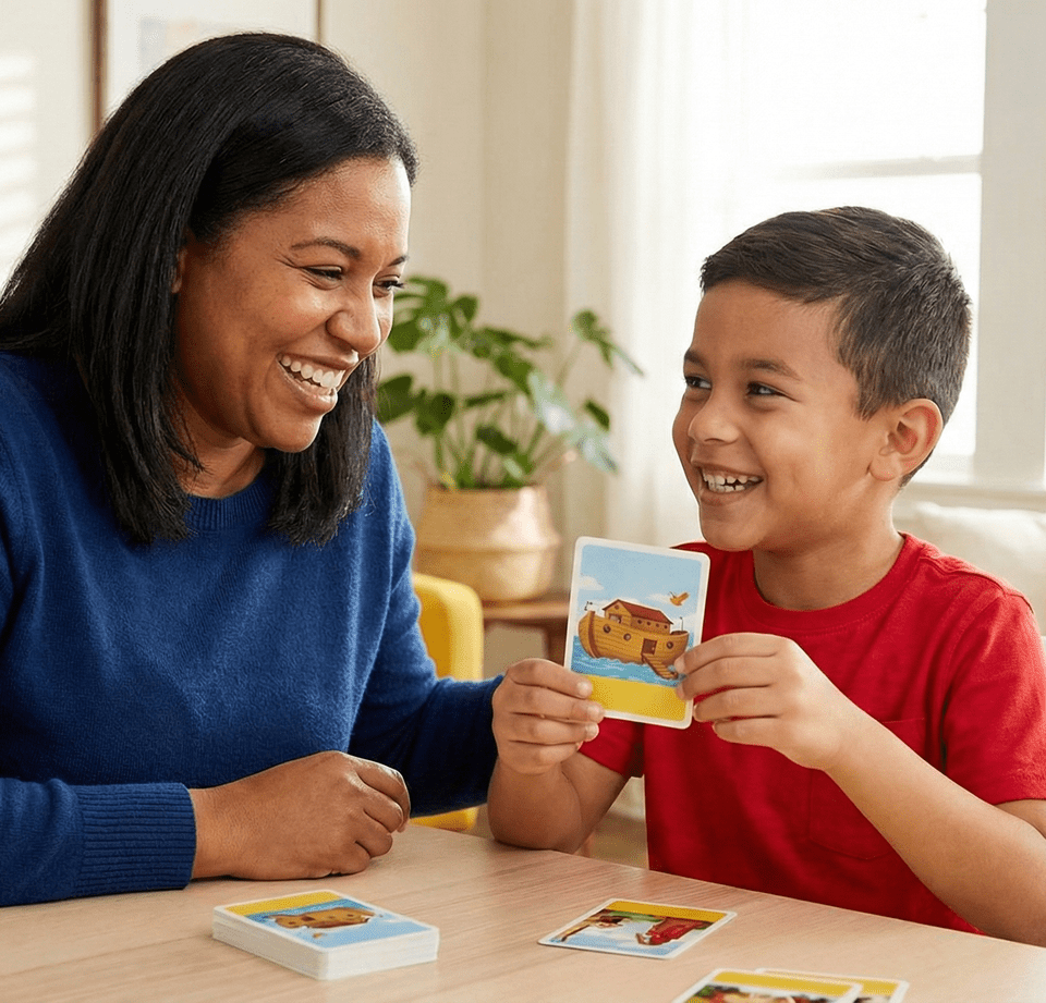 EL JUEGO BIBLICO: Pequeños Sabios Unidos en Cristo — Juego de Cartas Cristiano Digital