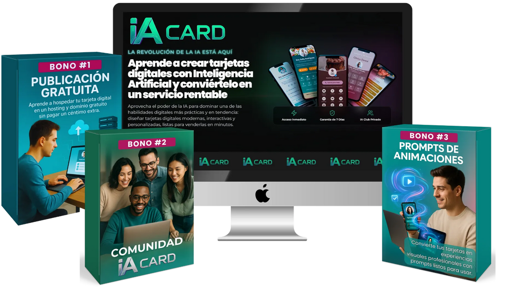 IA CARD Tarjetas Interactivas en Minutos: — Crea tu Tarjeta de Presentación Digital con Inteligencia Artificial