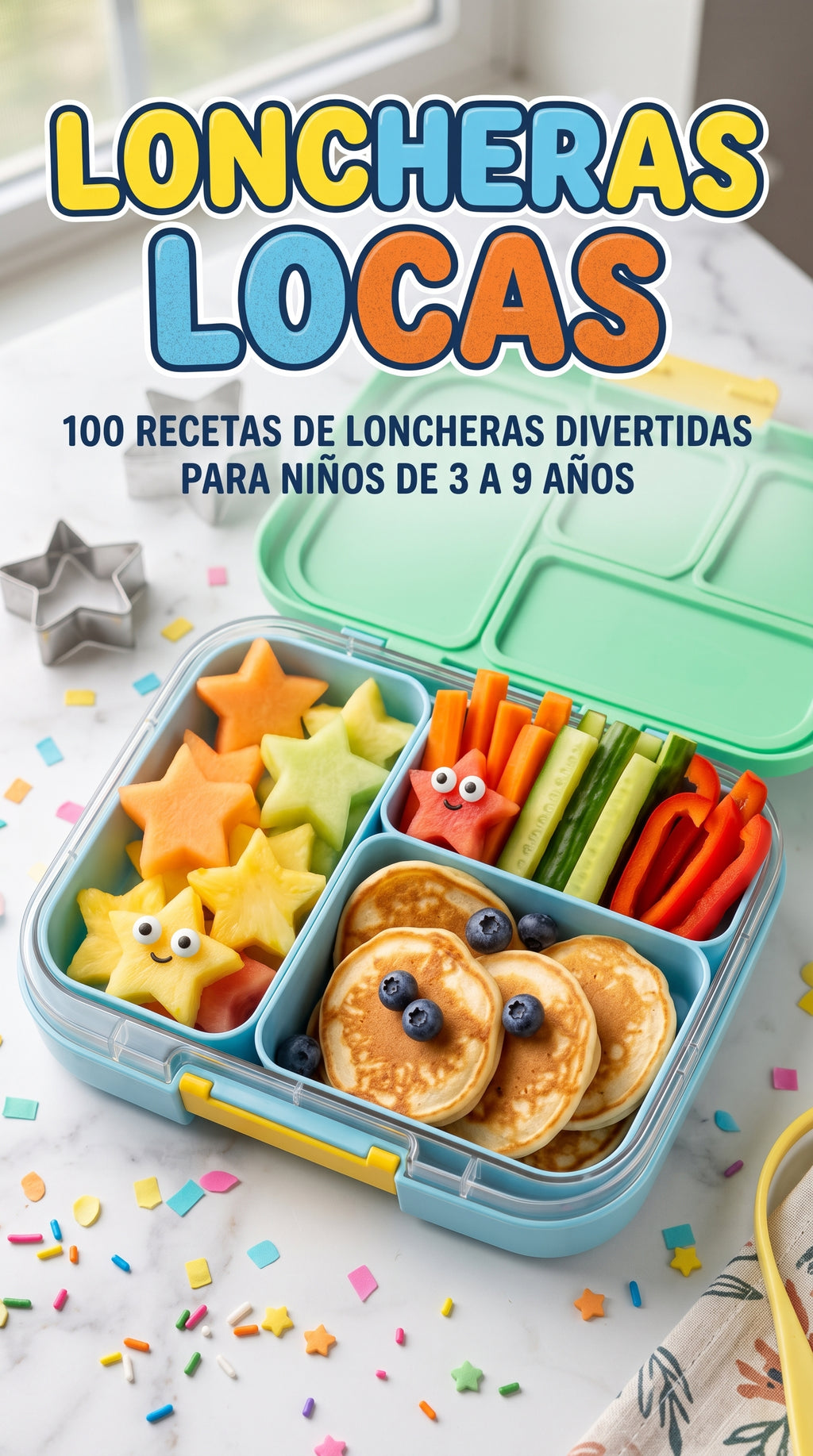 Loncheras Locas: 100 Recetas Creativas, Fáciles y Saludables para Niños