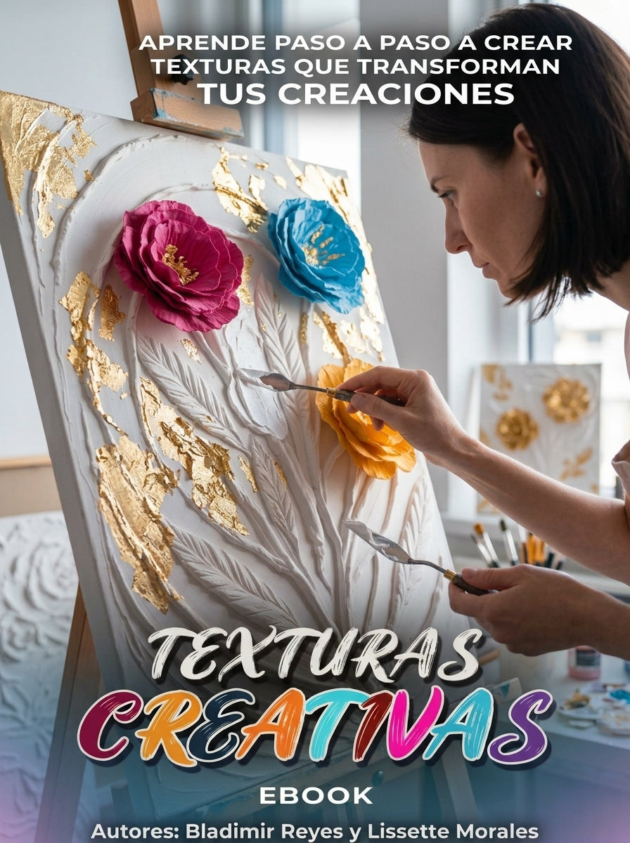 Texturas Creativas: Aprende Arte Texturizado y Emprende desde Casa
