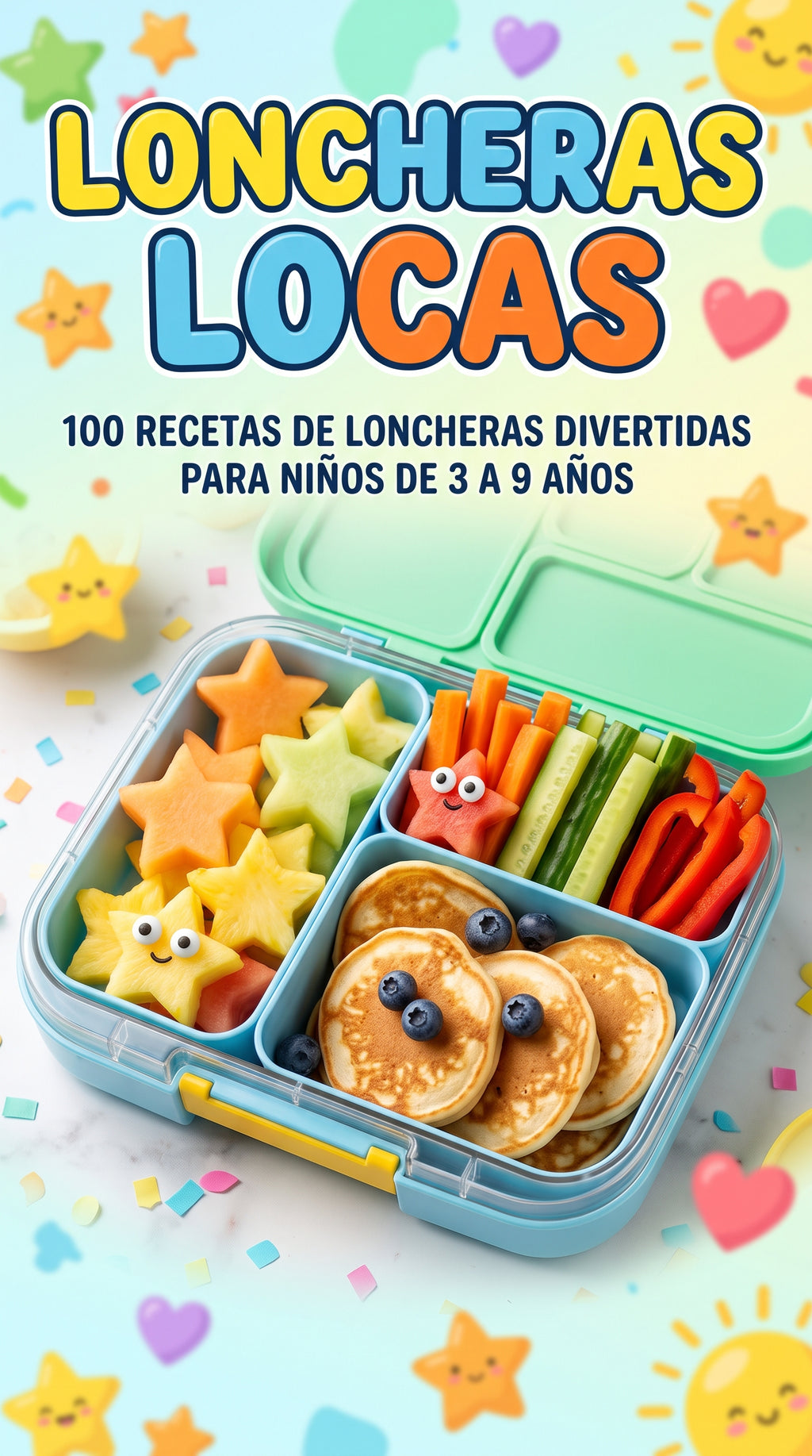 Loncheras Locas: 100 Recetas Creativas, Fáciles y Saludables para Niños