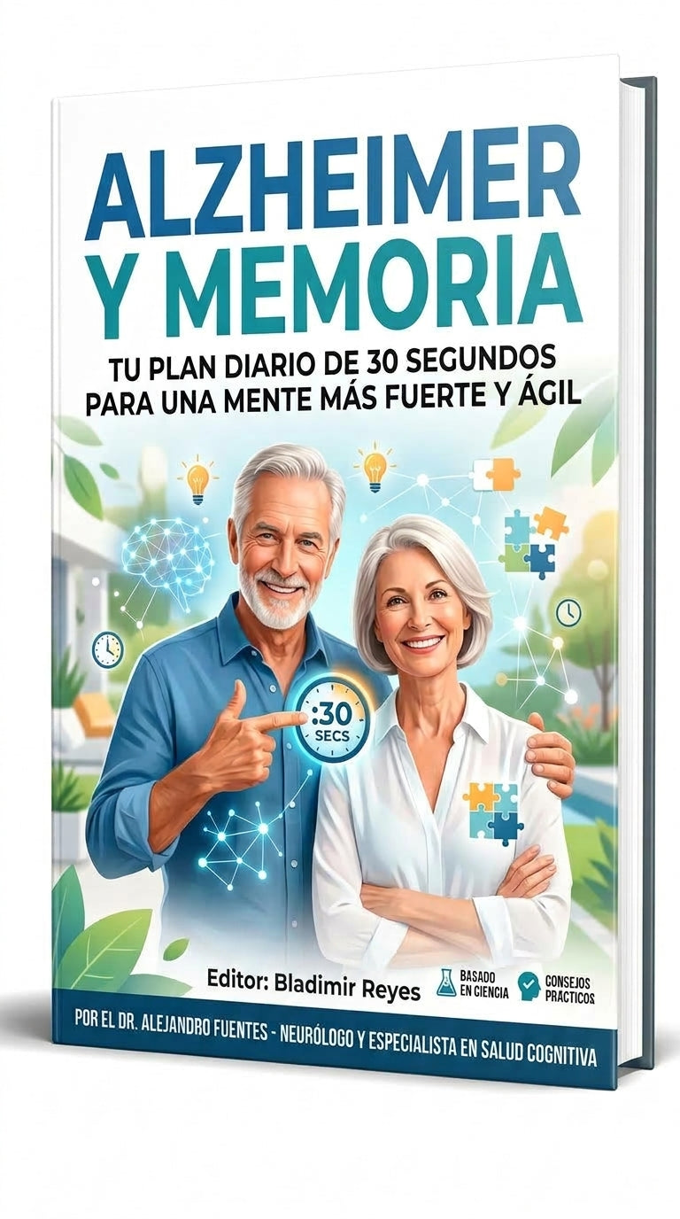 Alzheimer y Memoria: Tu Plan Diario de 30 Segundos para una Mente Más Fuerte y Ágil