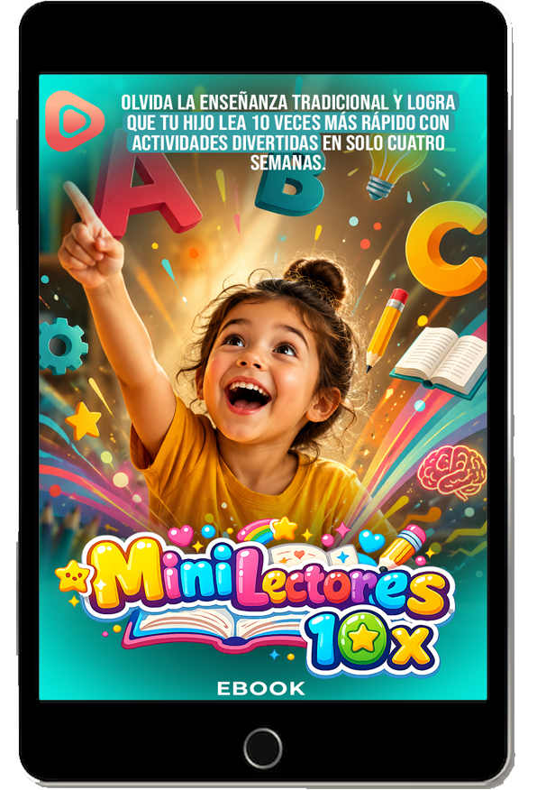 Sistema Mini lector 10X.- Guía Didáctica para que Tu Hijo Lea con Fluidez en Solo 30 Días
