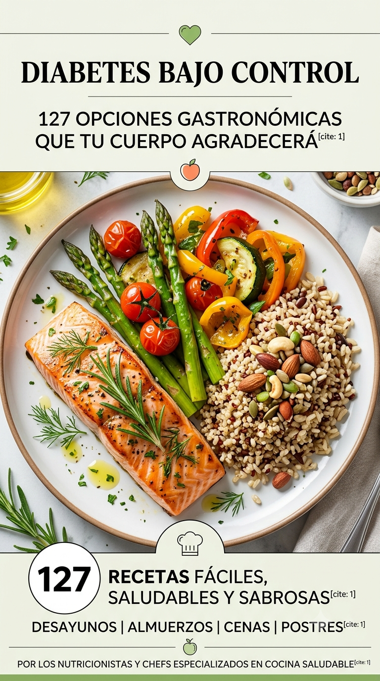 Diabetes Bajo Control: 127 Opciones Gastronómicas que tu Cuerpo Agradecerá