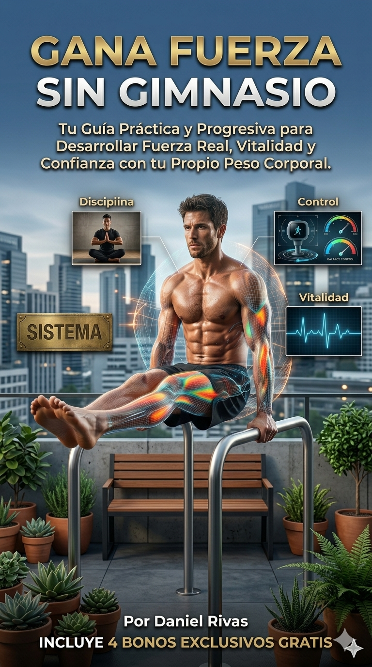 GANA FUERZA SIN GIMNASIO: Sistema de 28 Días con tu Propio Peso