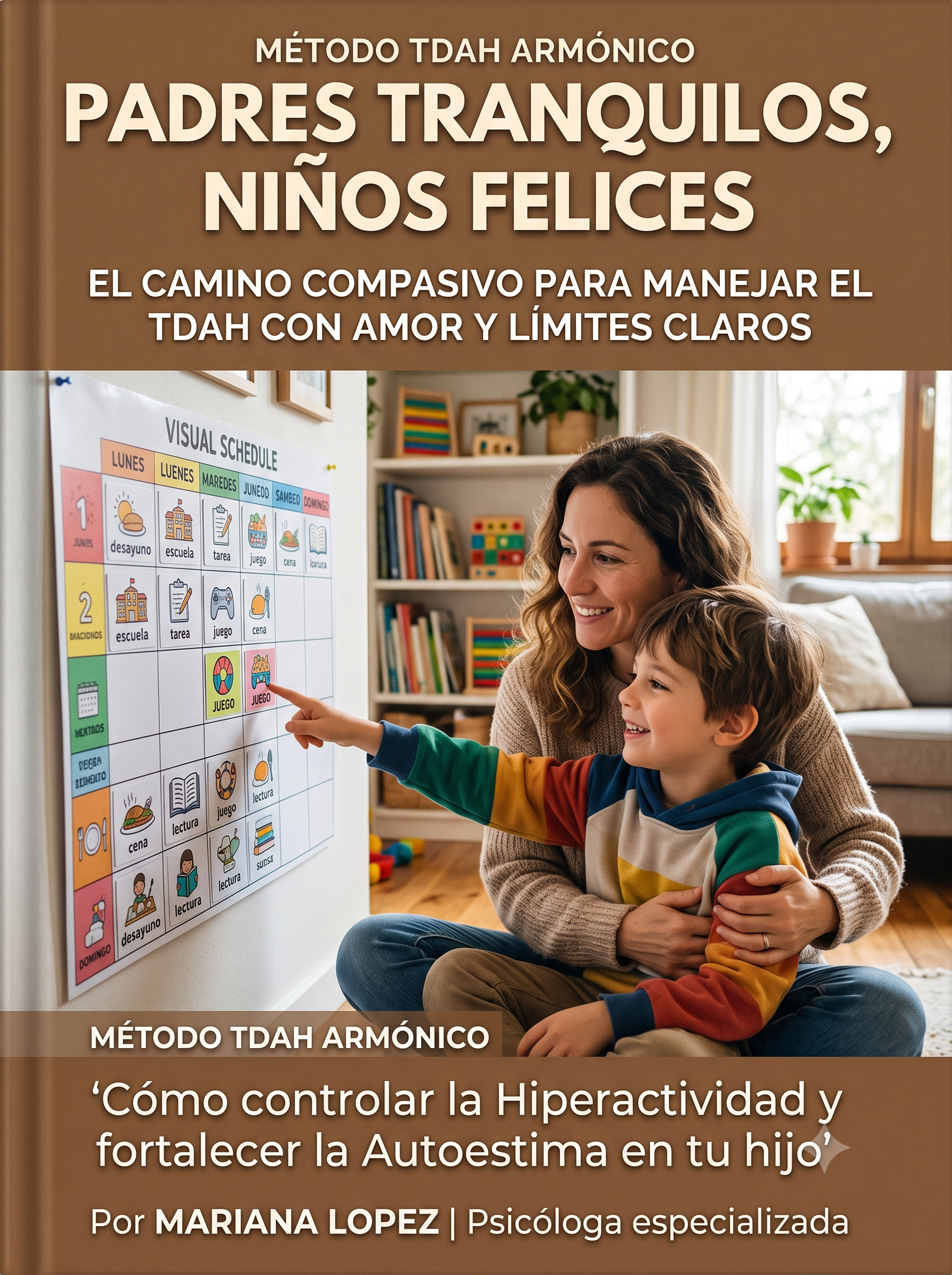 Padres Tranquilos, Niños Felices: Guía Compasiva para Manejar el TDAH con Amor - Ebook