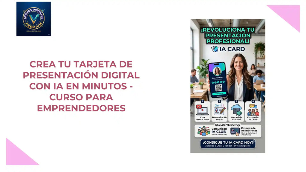 Crea tu Tarjeta de Presentaci&oacute;n Digital con IA en Minutos - Curso para Emprendedores by@Outfy