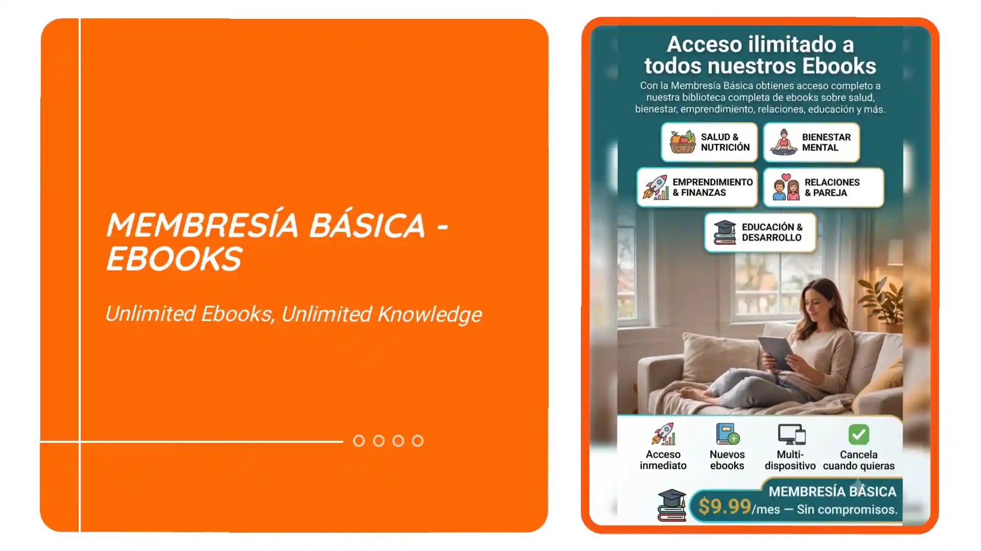 Membres&iacute;a B&aacute;sica - Ebooks by@Outfy