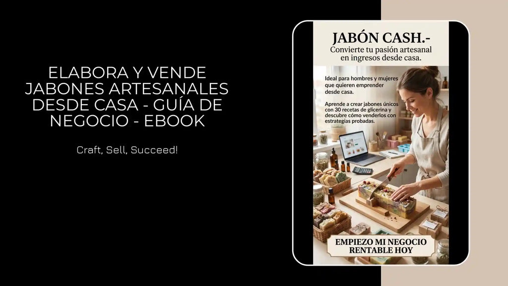 Elabora y Vende Jabones Artesanales desde Casa - Gu&iacute;a de Negocio - Ebook by@Outfy