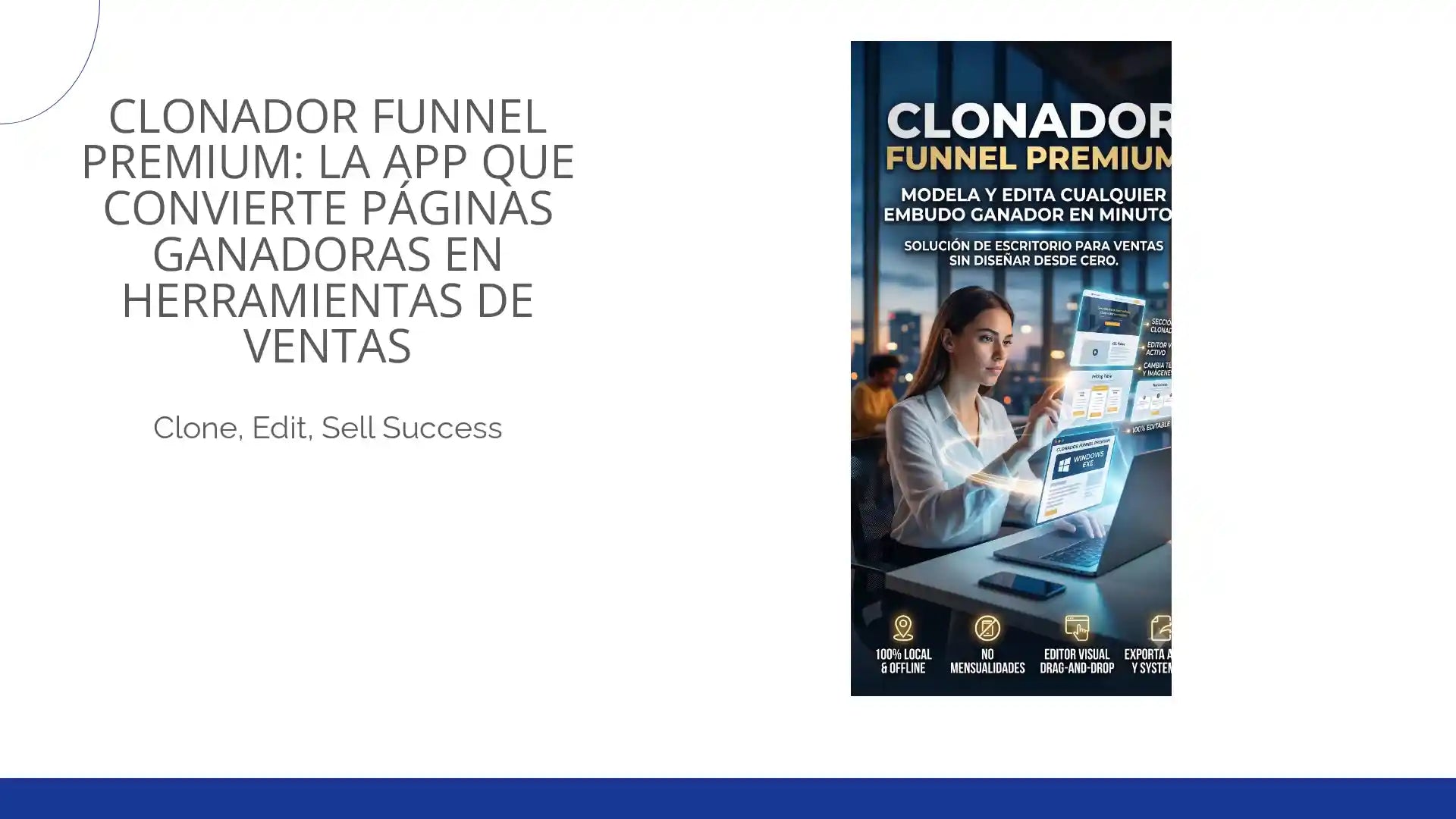Clonador Funnel Premium: La App que Convierte P&aacute;ginas Ganadoras en Herramientas de Ventas by@Outfy
